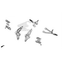 Детали подножек CB300R