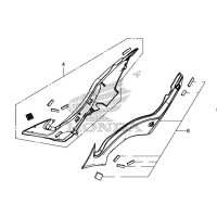Боковая крышка CBR 650F