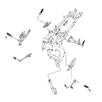 Подножки XSR 125/155