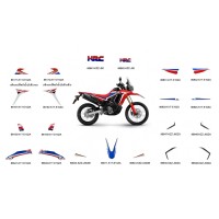 Наклейки / декоративные полосы CRF300 RALLY