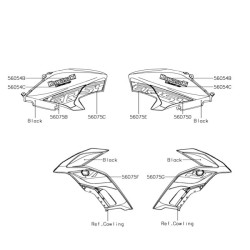 Наклейки / маркировка Versys 650