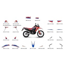 Наклейки / декоративные полосы CRF300 RALLY