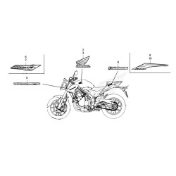Наклейки / декоративные полосы CB 500 HORNET