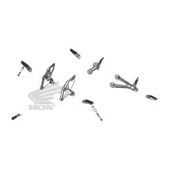 Детали подножек CB650R 2024/25