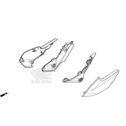 Боковые крышки MSX GROM 125 2024