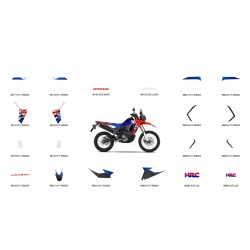 Наклейки / декоративные полосы CRF300 RALLY