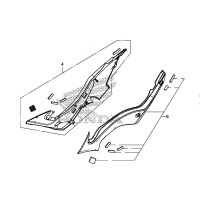 Боковая крышка CB650F