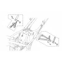 Детали подножек MT-03 / MT-25