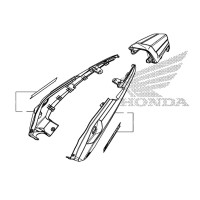 Задний обтекатель CB500X 2016/18