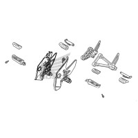 Детали подножек CB500F